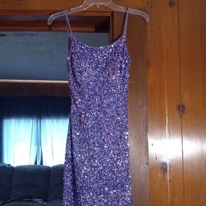 Short pouple dress smoke free home size 00